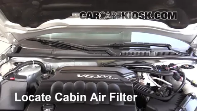 2016 Chevrolet Impala Limited LS 3.6L V6 FlexFuel Air Filter (Cabin) Replace
